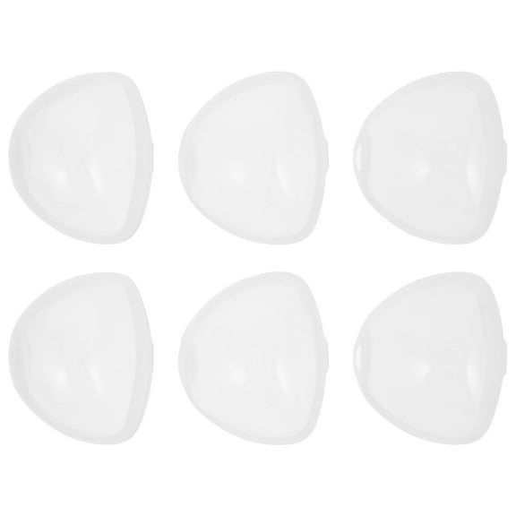 6 Pcs Pacifier Case Infant Organizer Grinding Mini Igniter Travel Baby Transparent