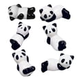 thumbnail image 1 of 6 Pcs Panda Chopstick Rest Mini Scoops Daily Use Ceramics, 1 of 6