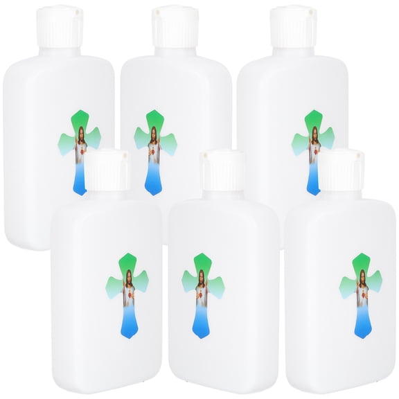 Set of 6 Reusable Colorful Bottles for Christian Party Favors and Decorations
