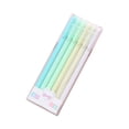 thumbnail image 1 of 6 Pcs Pastel Tone Gel Pens, 0.5mm Fine Point Blue Ink Pens, Handwriting Pens, Multi Shade Ballpoint Pens, Smooth Writing Pens, Quick Drying Pens for Note Taking, Journaling, 1 of 2