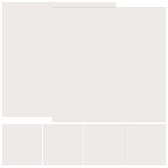 6 Pcs Pet Square Mirror Wall Stickers Living Room Bedroom Bedside Bathroom DIY Creative Self-adhesive 6pcs 15*15cm Acrylic Decal Decor Mirrors for