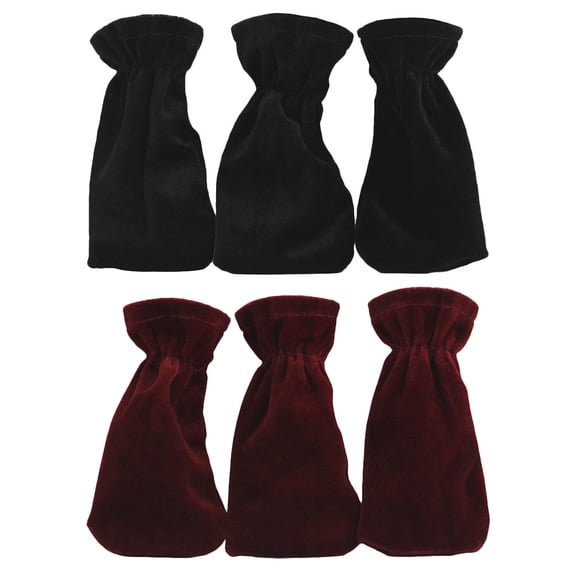 6 Pcs Piano Pedal Foot Pad Protectors Sleeves Keyboard Bags Protective Footpad Covers