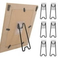thumbnail image 1 of 6 Pcs Picture Frame Bracket, Picture Frame Easel Bracket, with Self-Adhesive for 5.9 to 10.2 Inch Picture Frame Easel, 1 of 7