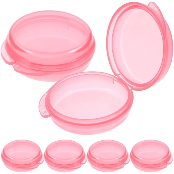 Yardwe Portable Pill Case Pink PP 6Pcs