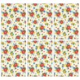 thumbnail image 1 of 6 Pcs Pioneer Flower Floral Print Pattern Funny Kitchen Towels, Microfiber Dish Towels, Kitchen Tea Towels Set 18" X 26", 1 of 6