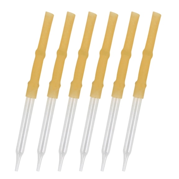 6 Pcs Pipettes Dropper Alkaline Burette Glass Dropper Lab Liquid Transfer Pipette Laboratory Supplies for Lab Science