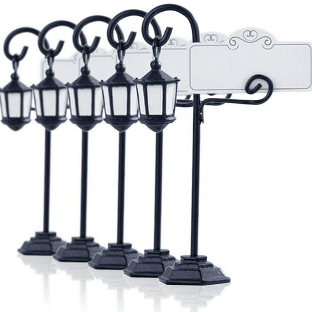 6 Pcs Place Holder Lamp Wedding Place Table Card Holders Wedding Party