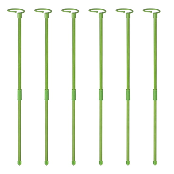 6 Pcs Plant Support Stakes, Plant Sticks Support for Plants Peony, Tomato Seedling, Marigold and More, Lodging Prevention