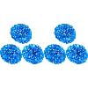 6 Pcs Plastic Dish Scrubbers, Round Cleaning Pads, Pot Scrubber Scouring Pad Dish Scourers, Multi-Use Kitchen Scrubbers for Non-Stick Cookware, 3.15 Inch