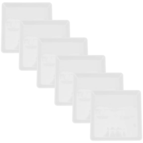 6 Pcs Flower Pot Disc Seeder Plastic Planter Tray