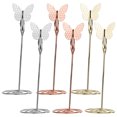 thumbnail image 1 of 6 Pcs Butterfly Note Holder Place Card Holders Wedding Office, 1 of 8