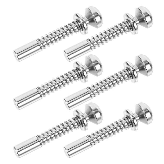 6pcs Latch Replacement Window Screen Pin Bed Fastening Fitting Plunger Latch Spring-loaded Screen Plunger Pin Latch