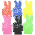 thumbnail image 1 of Masteelf 6Pcs Colorful Foam Fingers for Cheering Cheerleading Props, 1 of 8