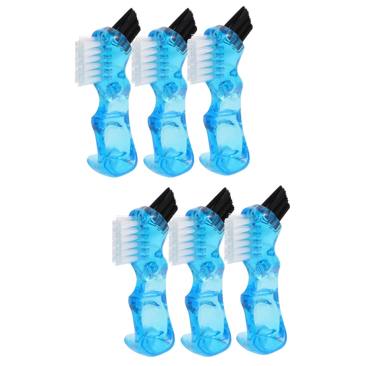 6 Pcs Portable Denture Denture Cleaner Tool Denture Cleaning Brace