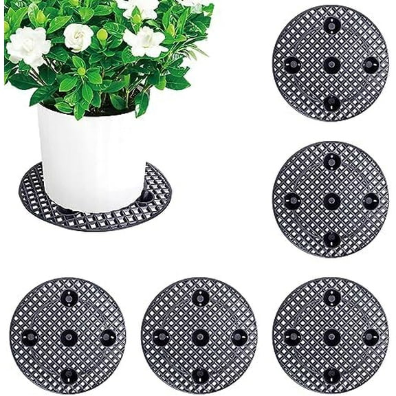 6 Pcs Potted Plant Stands,12 inches Perfect Trivet Plant Level Pot Elevator for Indoor Outdoor Garden Flower to Prevent Rot and Damage on Deck or  Floors Short,Provide Plants Airflow and Drainage