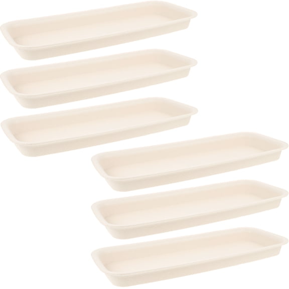 6 Pcs Pottery Plant Saucers Water Tray Suitable Size Trays