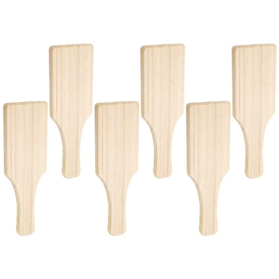 6 Pcs Pottery Supplies Clay Molding Tools Wooden Paddle Modeling Terracotta Make Decision