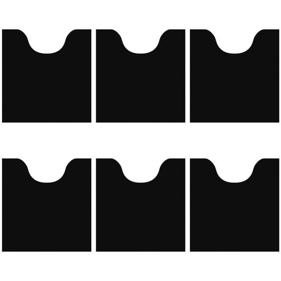 6 Pcs Potty Training Mat U Shape Toilet Training Mat Reusable Potty Training Toilet Rugs Washable Potty Floor Mat Multipurpose Toilet Training Rug for Potty Training