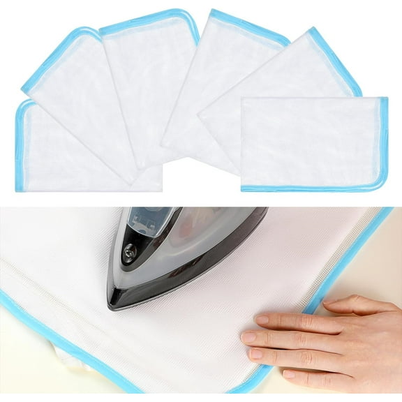 6 Pcs Protective Ironing Scorch Mesh,Iron Pressing ClothScorch-Saving Mesh,Pressing Cloth Pad,Durable Scorch-saving Ironing Protector Mesh