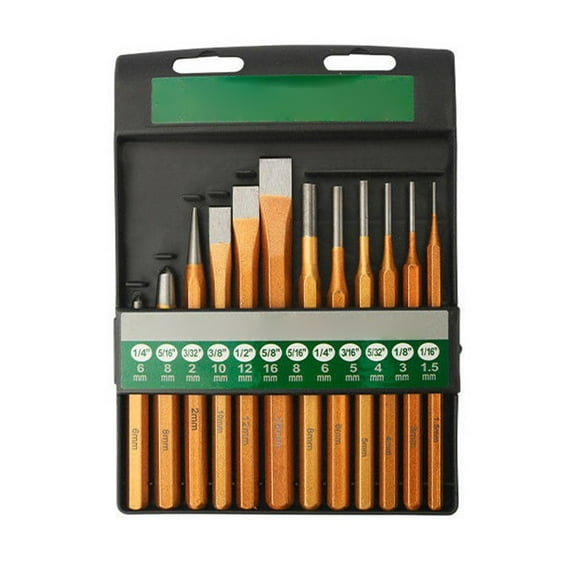 6 Pcs Punch And Chisel Set 3 Piece Digging Tools Chisel Set Piece Professional Mechanics Punch For Brick Metal And Stone Tool