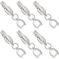 thumbnail image 1 of 6 Pcs Real Platinum Plated Necklace Extender 0.73x0.23inch Foldover Extension Chain Clasps Necklace Extensions Closure End Caps for Bracelet Jewelry Making DIY Finding DIYDIY, 1 of 9