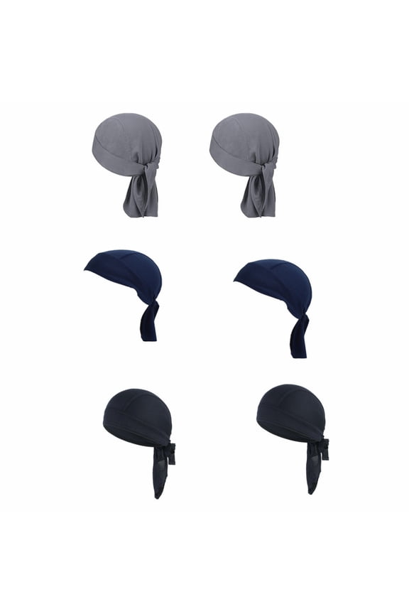 Cycling Hats Polyester 6Pcs 12.9x7.09x0.08In