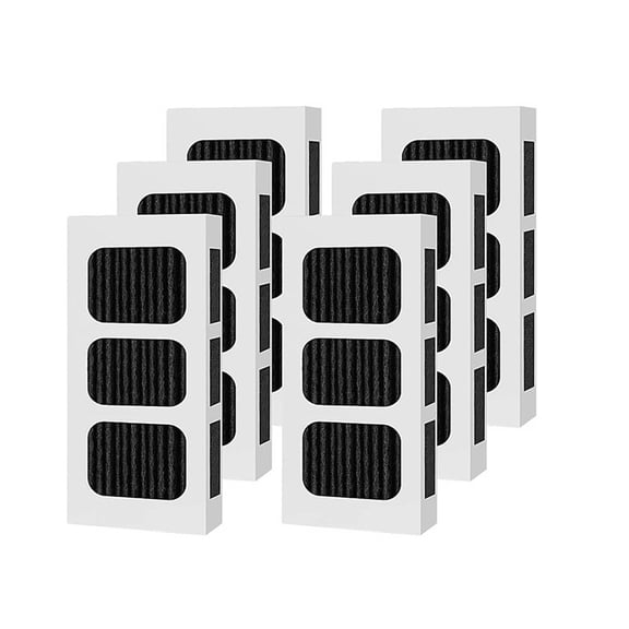 6 Pcs Refrigerator Air Filter Replacement for Paultra2, Compatible with Frigidaire Pureair Ultra 2, Pure Air Ultra 2, Pureair Ultra II, Electrolux 242047805, 5303918847, EAP12364179