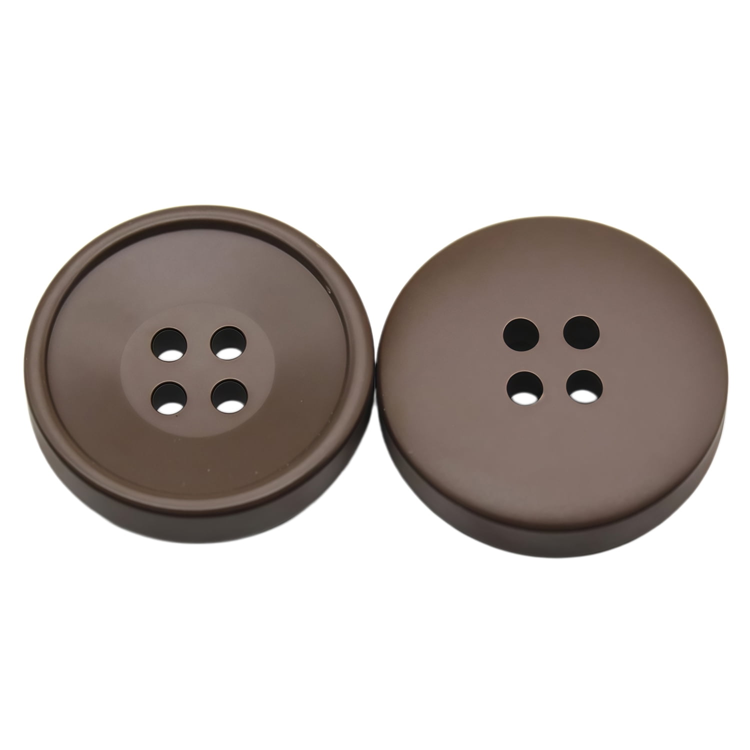 6 Pcs Resin Buttons 4 Holes Round Buttons for Coats, Jacket,DIY Sewing ...
