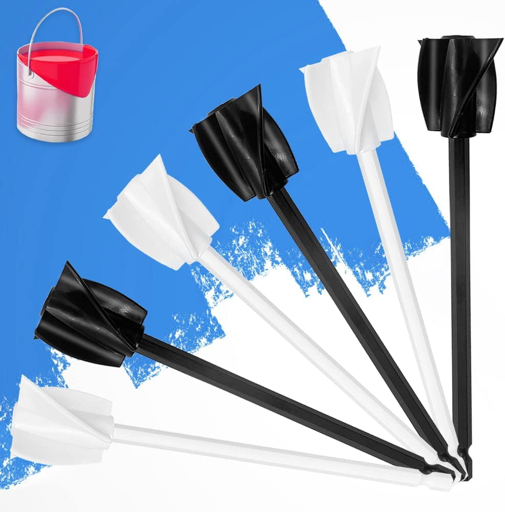 Pixiss 12-Pack Epoxy Resin Mixer Silicone Paddles – Reusable Drill Attachments For Paint & Resin