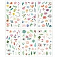 thumbnail image 1 of 6 Pcs Resin Stickers Waterproof Sunflower Flowers Stickers Decals for Water Bottle Laptop Skateboard Computer Phone, 1 of 4