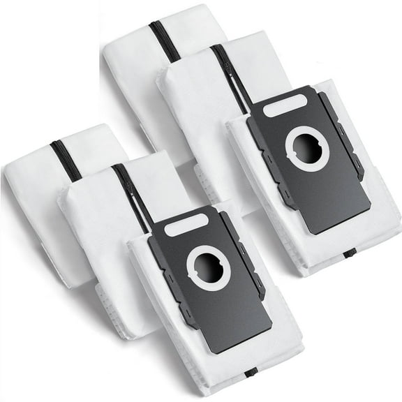 6 Pcs Reusable Zippered Vacuum Bags for iRobot Roomba I & S & J Series, Replacement Dust Bags