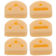 HONITANO Plastic Guitar ng Ties Light Yellow for Classical Guitars 6Pcs