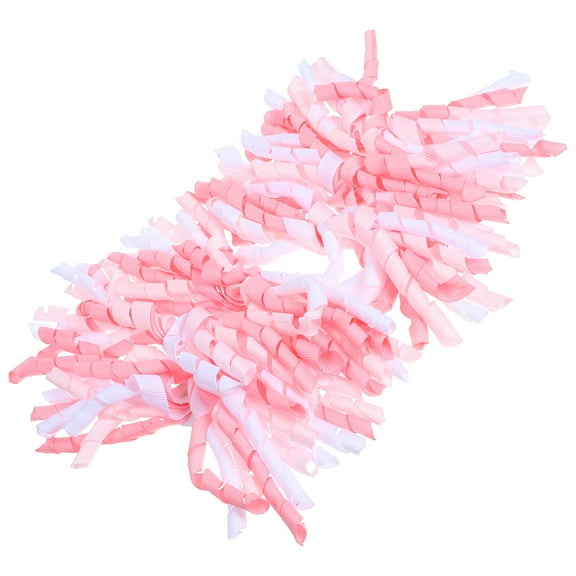 6 Pcs Ribbon Bow Curly Decorations Adhesive Curly Bowknots Bow Birthday Decorations Big Bow for Car Gift Bowknot Decor