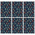 thumbnail image 1 of 6 Pcs Robot and Gears Blue Pattern Funny Kitchen Towels, Microfiber Dish Towels, Kitchen Tea Towels Set 18" X 26", 1 of 6