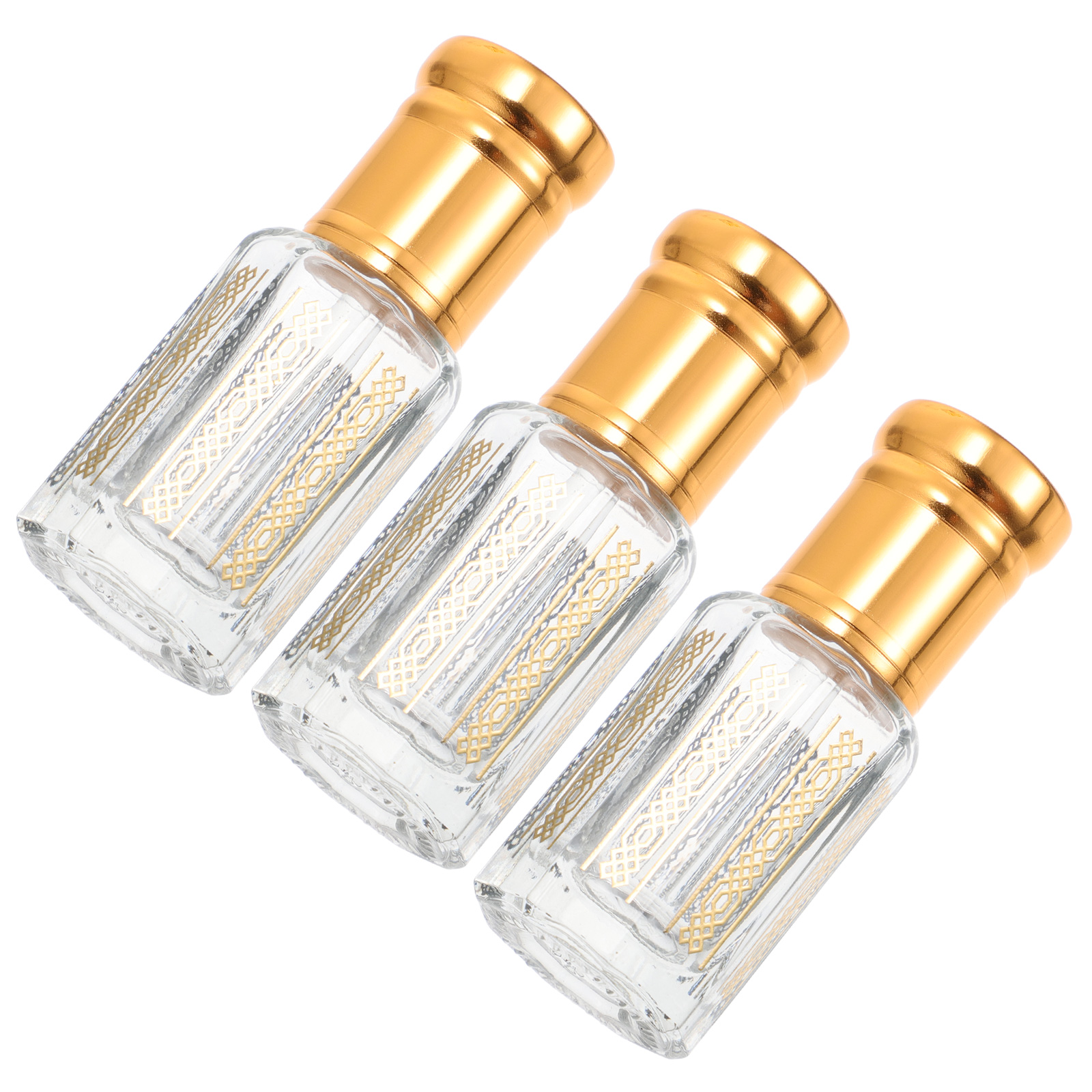 6 Pcs Rollon Essential Oil Bottle Perfume Bottles Glass Containers