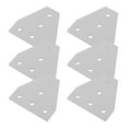 thumbnail image 1 of 6 Pcs Rotary Aluminum Profiles Connector Bracket Connecting Plate, 1 of 8