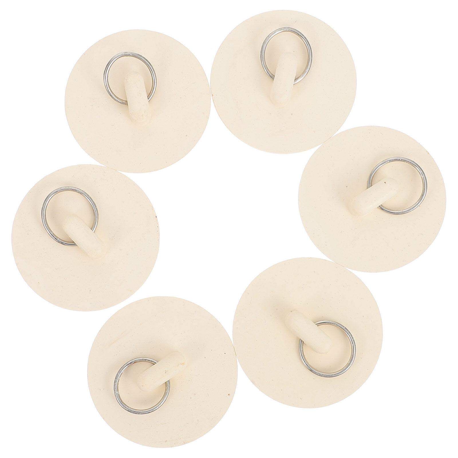 6 Pcs Rubber Sink Stopper Plug Bathtub Drain Parts - Walmart.com