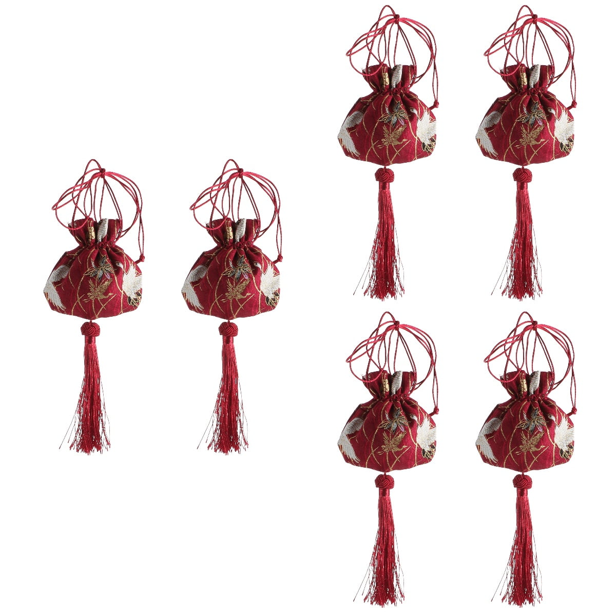 6 Pcs Sachet Sachet Mens Wallets Small Drawstring Sachet Sachet Bags