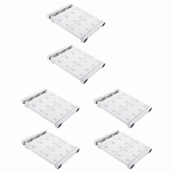 6 Pcs School Locker Shelf Organizer - Adjustable Locker Divider Mate Easy to Install for Extending Locker Use Space