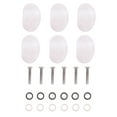 6 Pcs Semicircle Shape Electric Guitar Tuning Pegs Tuners Machine Head