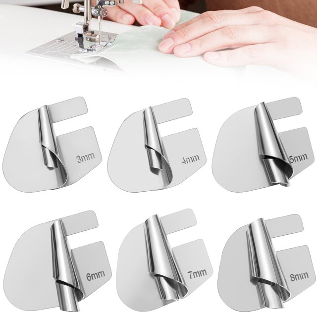 6 Pcs Sewing Machine Hemming Foot Sewing Machines Household Seamer