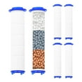 thumbnail image 1 of 6 Pcs Shower Head Filter 3.5 Inch PP Cotton Filter Cartridge Replacement With Calcium Balls High-Pressure Handheld Fan, 1 of 7