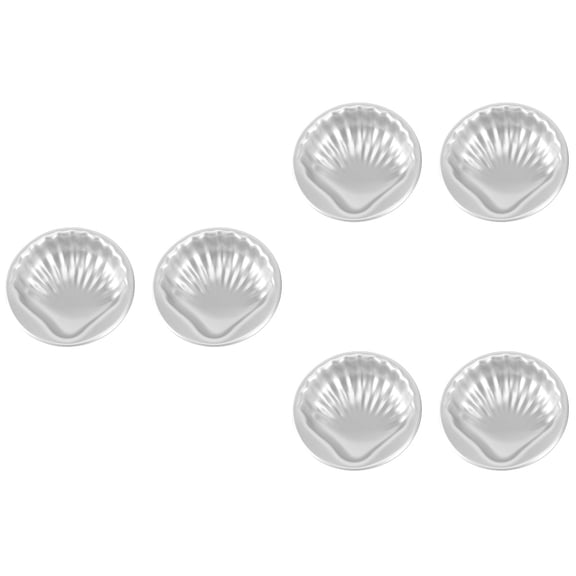 6 Pcs Silicone Molds Ice Cream Moulds Metal Shell for Cake Decorating Toppers Bathtub