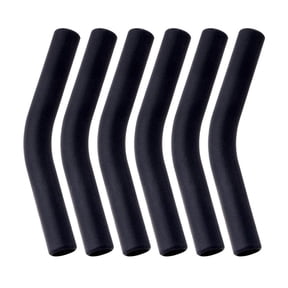 6 Pcs Silicone Straw Elbows Tips Stainless Steel Reusable Metal Straw V3K6