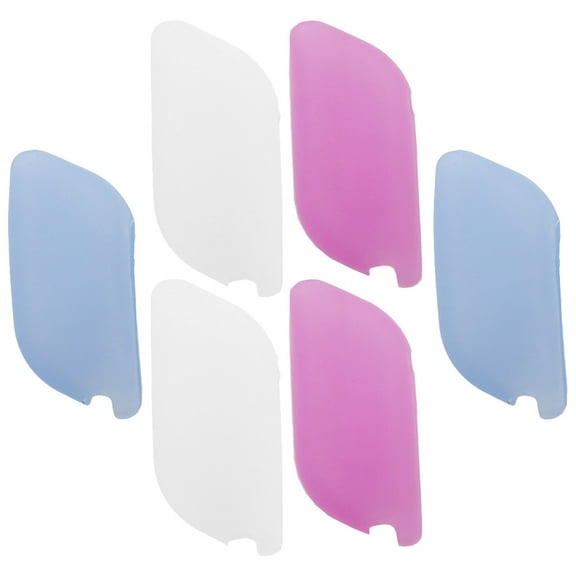 6 Pcs Silicone Toothbrush Cover Covers Caps Toothbrushes Portable Box Travel