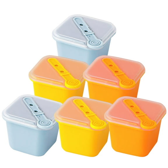 6 Pcs Single Tray Ice Cube Mold for Home Making Maker Machine Mini Tools Block DIY