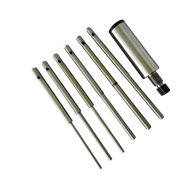 6 Pcs Sioux Valve Seat Grinder Straight Pilots With Holder Sioux with Drive Ball