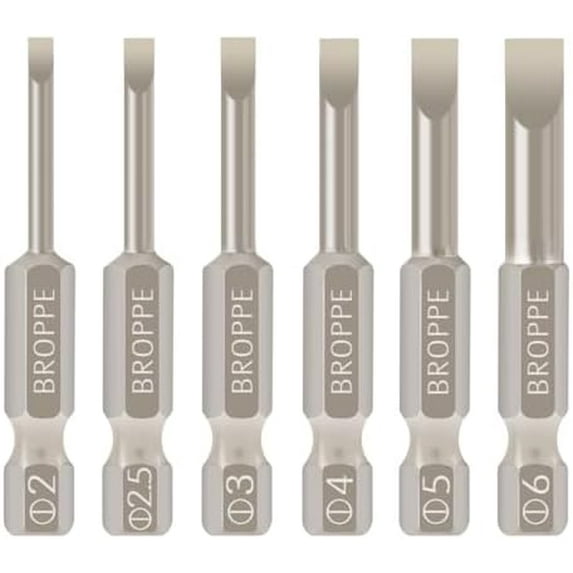 9 stuks kogelkop zeskantige schroevendraaierset, 100 mm bitset lang, met handvat 1/4 inch S2 magnetische schroevendraaier, voor handboormachines, persluchtboormachines en elektrische boormachines