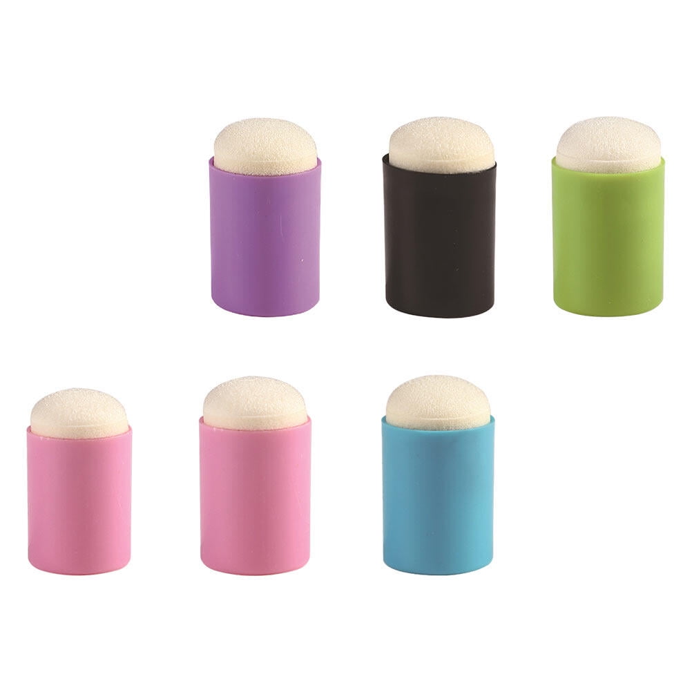 6 Pcs Small Finger Dauber DIY Scrapbook for Kids Ink Daubers Stamping Multipurpose Tool Sponge