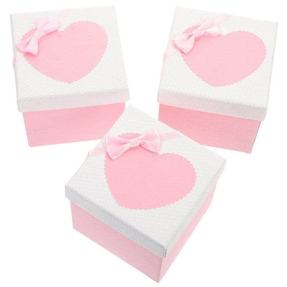 COSMOBETTY Chic Look Boxes Pink Birthday present 6Pcs 3.93x3.93x3.93in